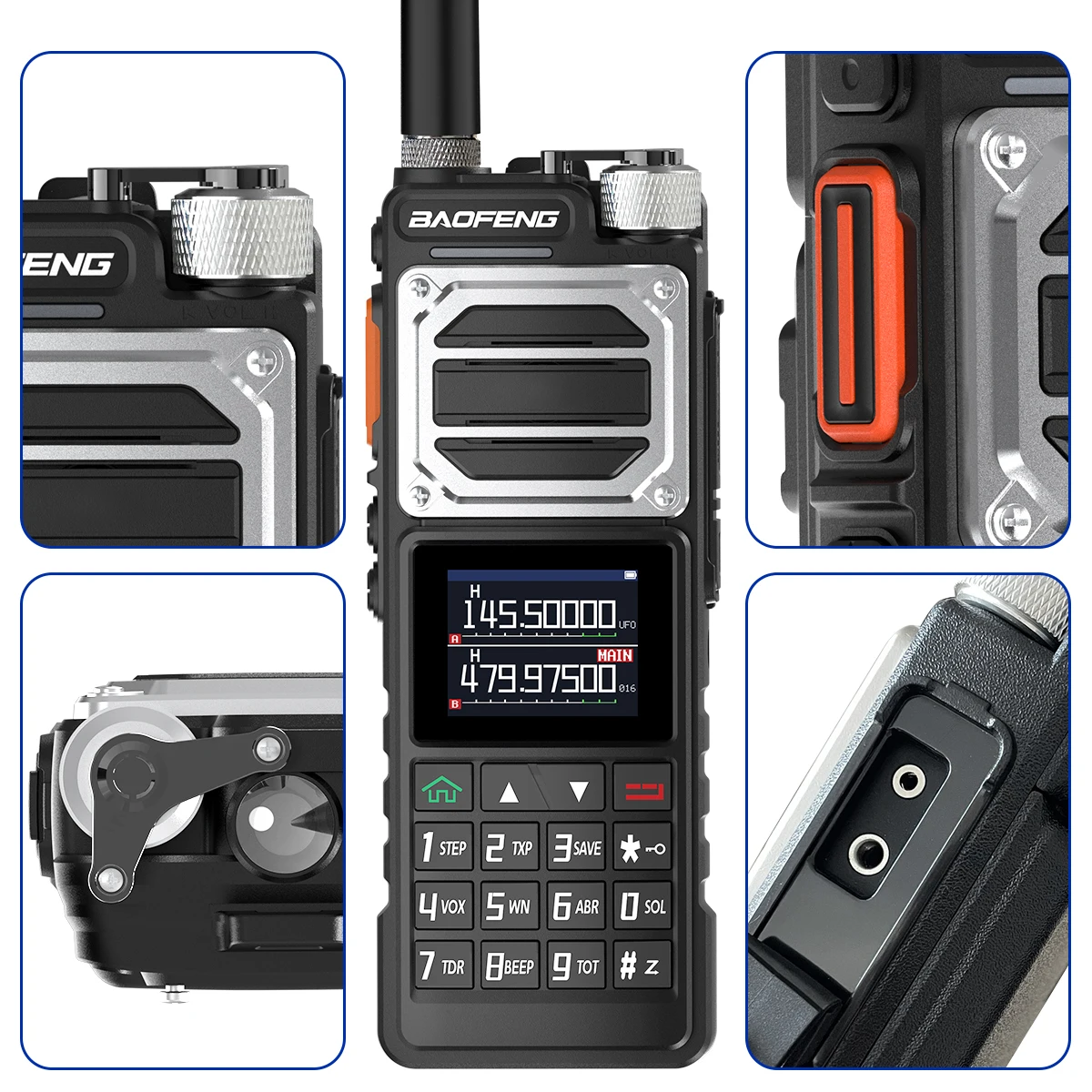 Baofeng UV-25 Pro Max: High Power Air Band Walkie Talkie for Long-Range Hunting & NOAA FM Radio