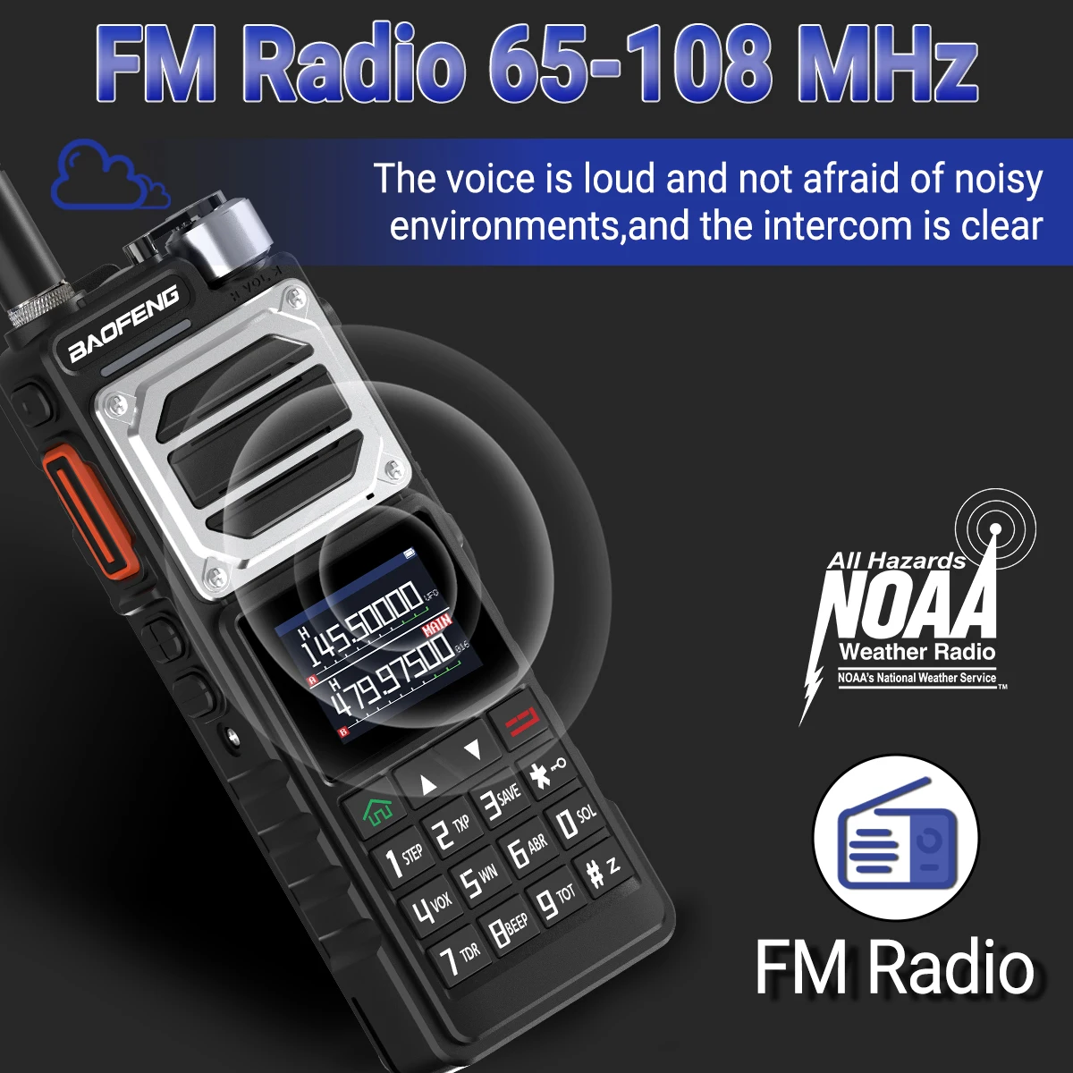 Baofeng UV-25 Pro Max: High Power Air Band Walkie Talkie for Long-Range Hunting & NOAA FM Radio