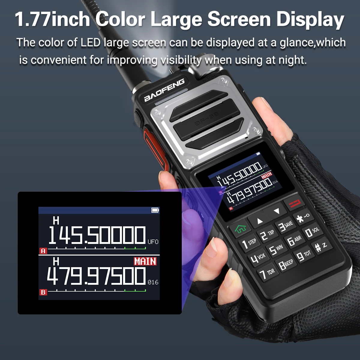 Baofeng UV-25 Pro Max: High Power Air Band Walkie Talkie for Long-Range Hunting & NOAA FM Radio
