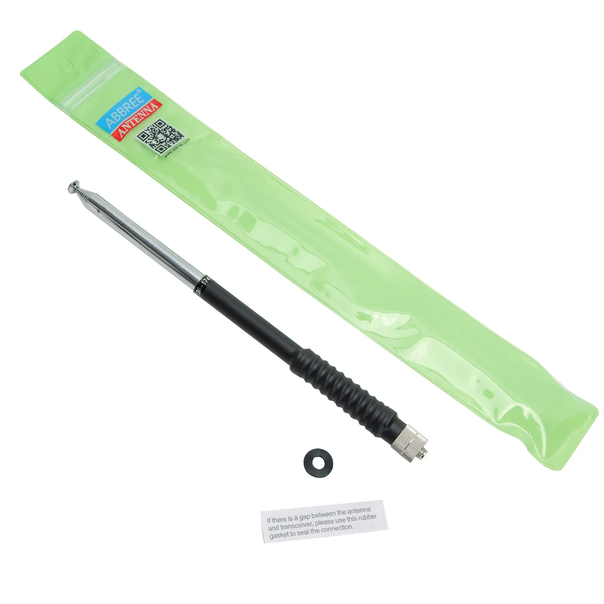 High Gain 130cm SMA VHF Telescopic Antenna for Baofeng UV-5R & Quansheng Walkie Talkies