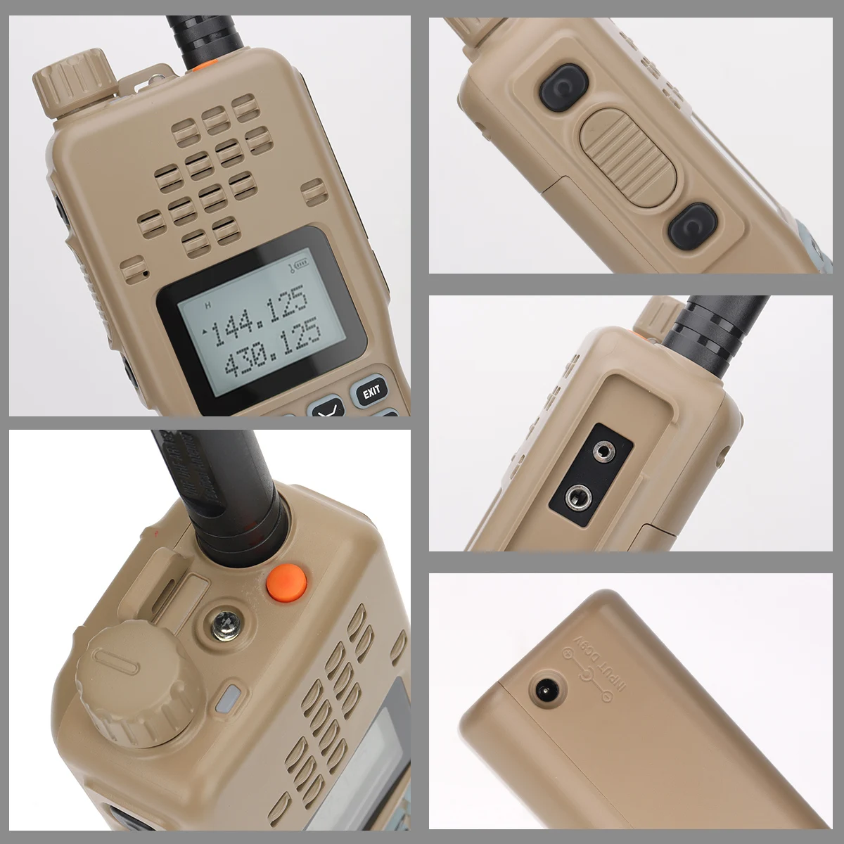 Baofeng AR-152 Dual Band Walkie Talkie - 15W Tactical Military VHF UHF Radio with Larger Batter