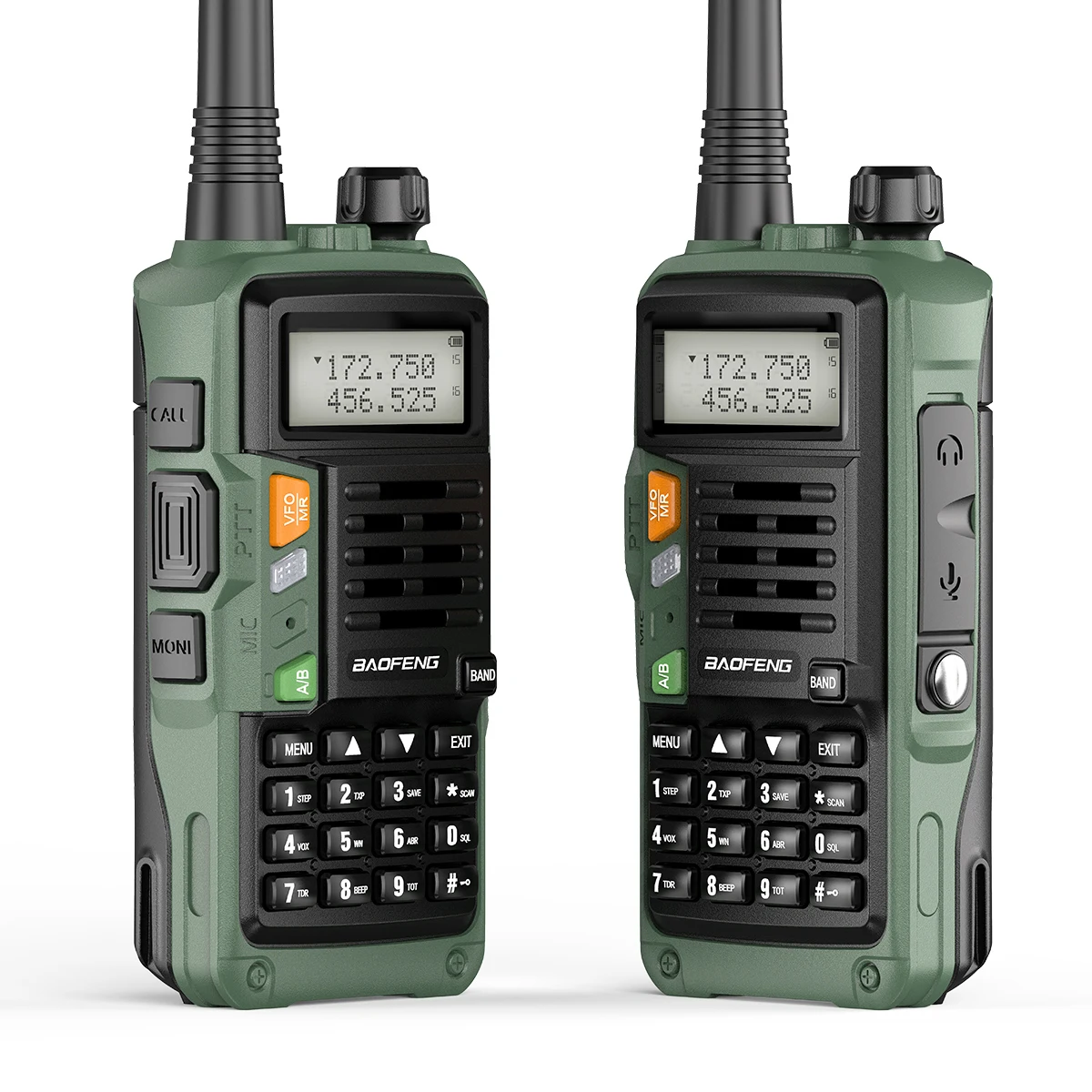 BAOFENG UV-S9 Plus V1 V2 – Walkie Talkie impermeable de doble banda UHF VHF de alta potencia, 16 KM de largo alcance