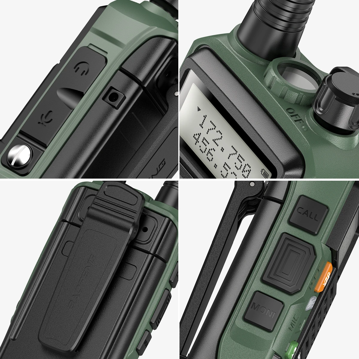 BAOFENG UV-S9 Plus V1 V2 – Walkie Talkie impermeable de doble banda UHF VHF de alta potencia, 16 KM de largo alcance