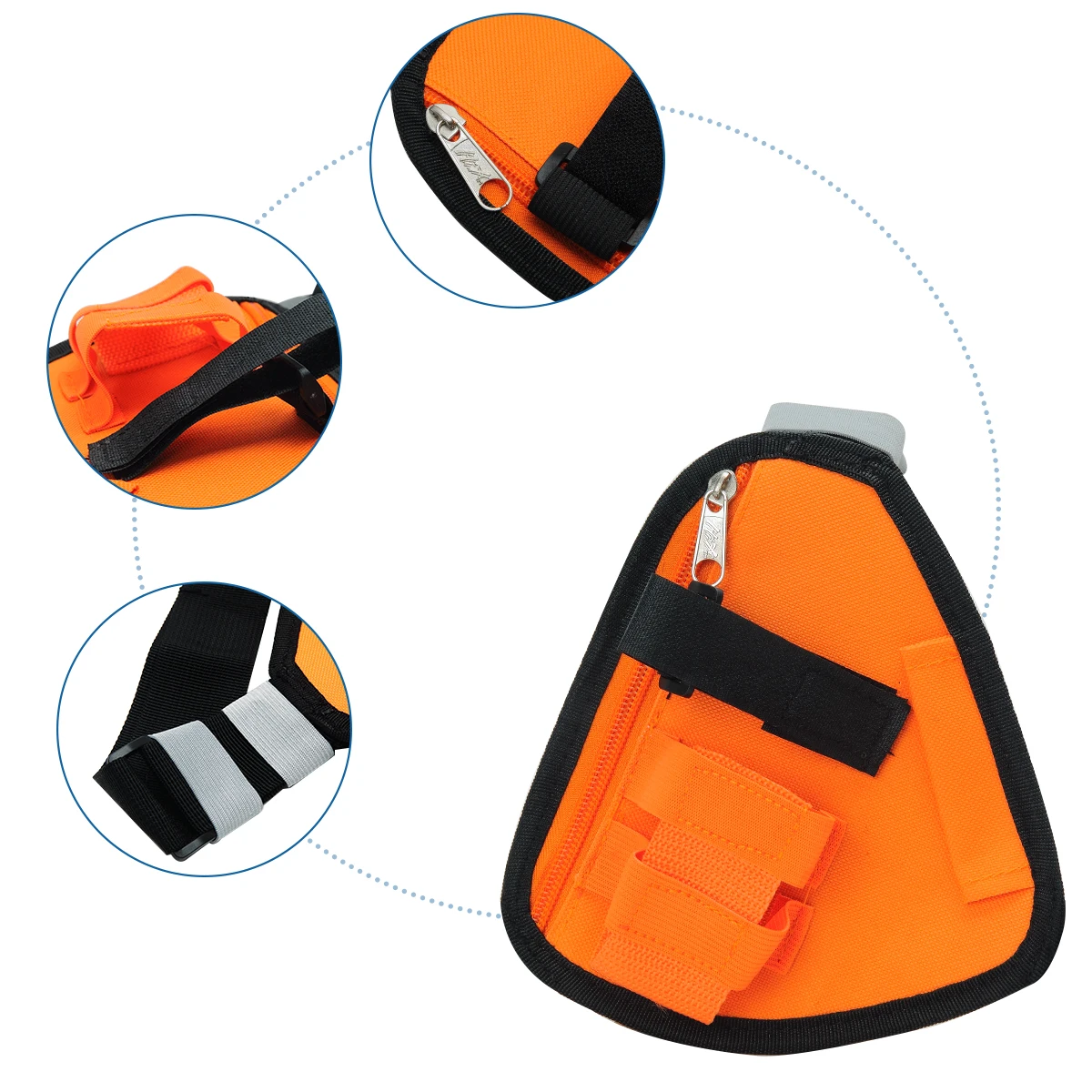 BAOFENG Tactical Vest Chest Harness for BF-888S & UV-5R | Durable Nylon Radio Pouch & Holster