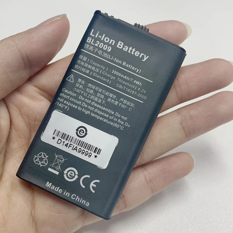 BL2009 Li-Ion Battery Rechargeable 4.2V 2000mAh Walkie Talkie HYT Hytera TD350 TD360 PD375 Two 
