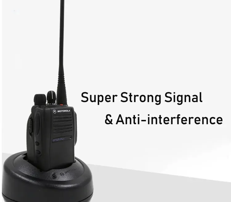 Motorola GP328Plus GP344 Portable Ham Two Way Radio Walkie Talkie UHF VHF Long Range Portable