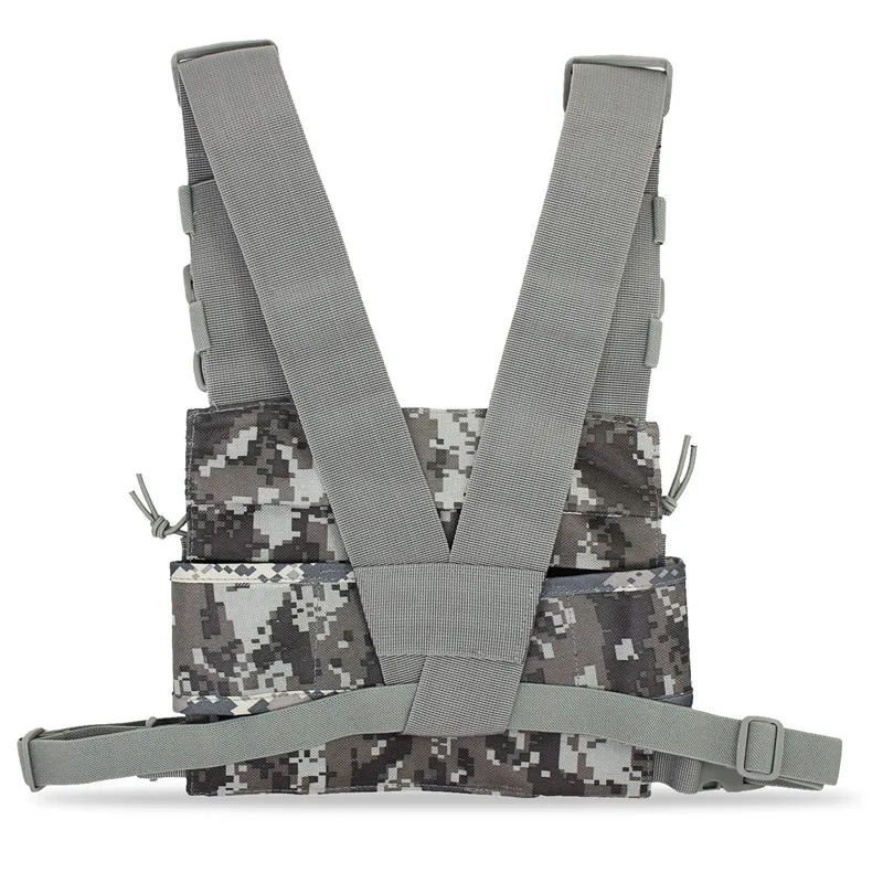 Camouflage Chest Bag for Two Way Radios | Compatible with Hytera, Motorola, GP380, GP360 & Baof