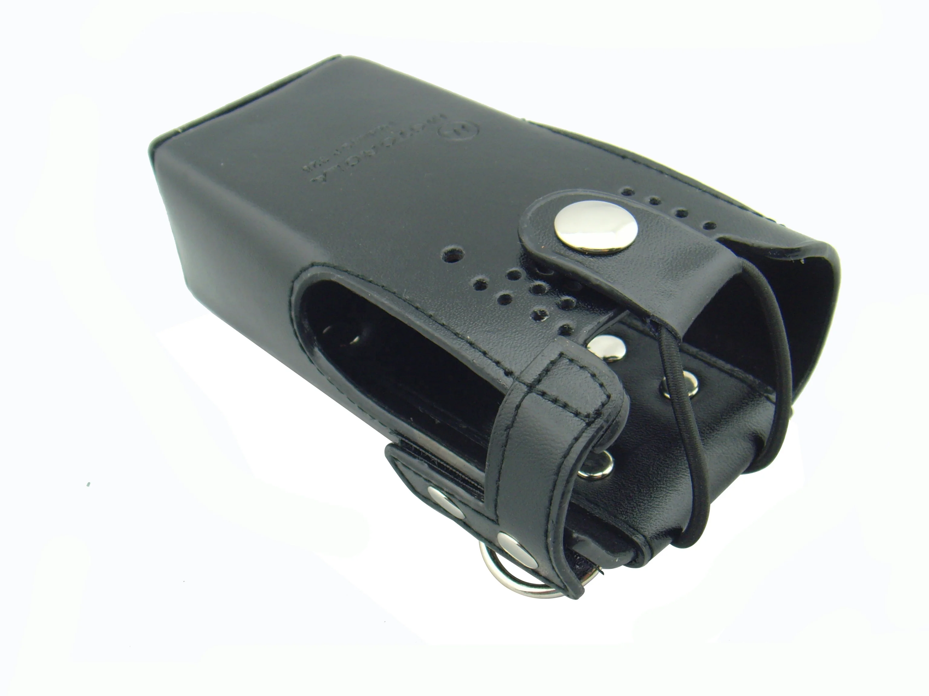 Hard Leather Case for Motorola Two Way Radio, Carrying Holder, Holster for GP320, GP340, GP360,