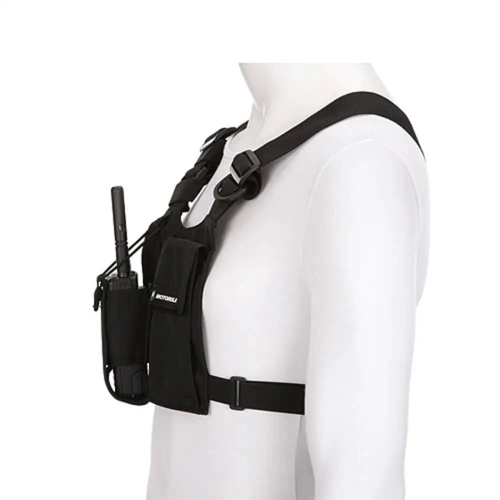 ORIGINAL HLN6602 Walkie talkie carry case for MOTOROLA Universal Chest Pack protects the radio