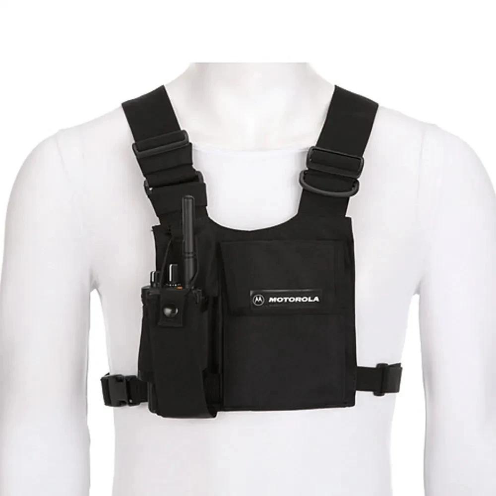 ORIGINAL HLN6602 Walkie talkie carry case for MOTOROLA Universal Chest Pack protects the radio