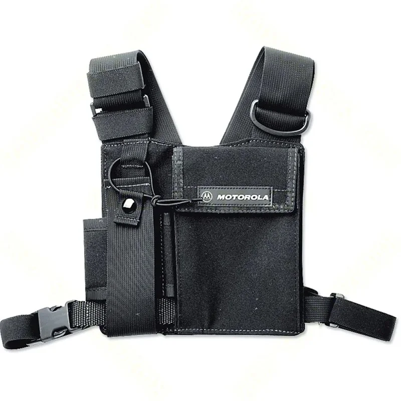 ORIGINAL HLN6602 Walkie talkie carry case for MOTOROLA Universal Chest Pack protects the radio