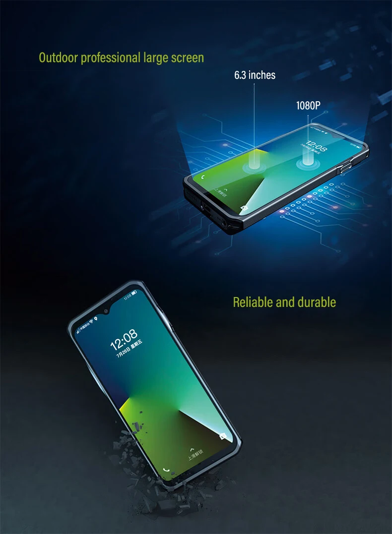 HYT PNC560 IP68 Waterproof and Dustproof Android 12 Broadband, Narrowband Communication, Biomet