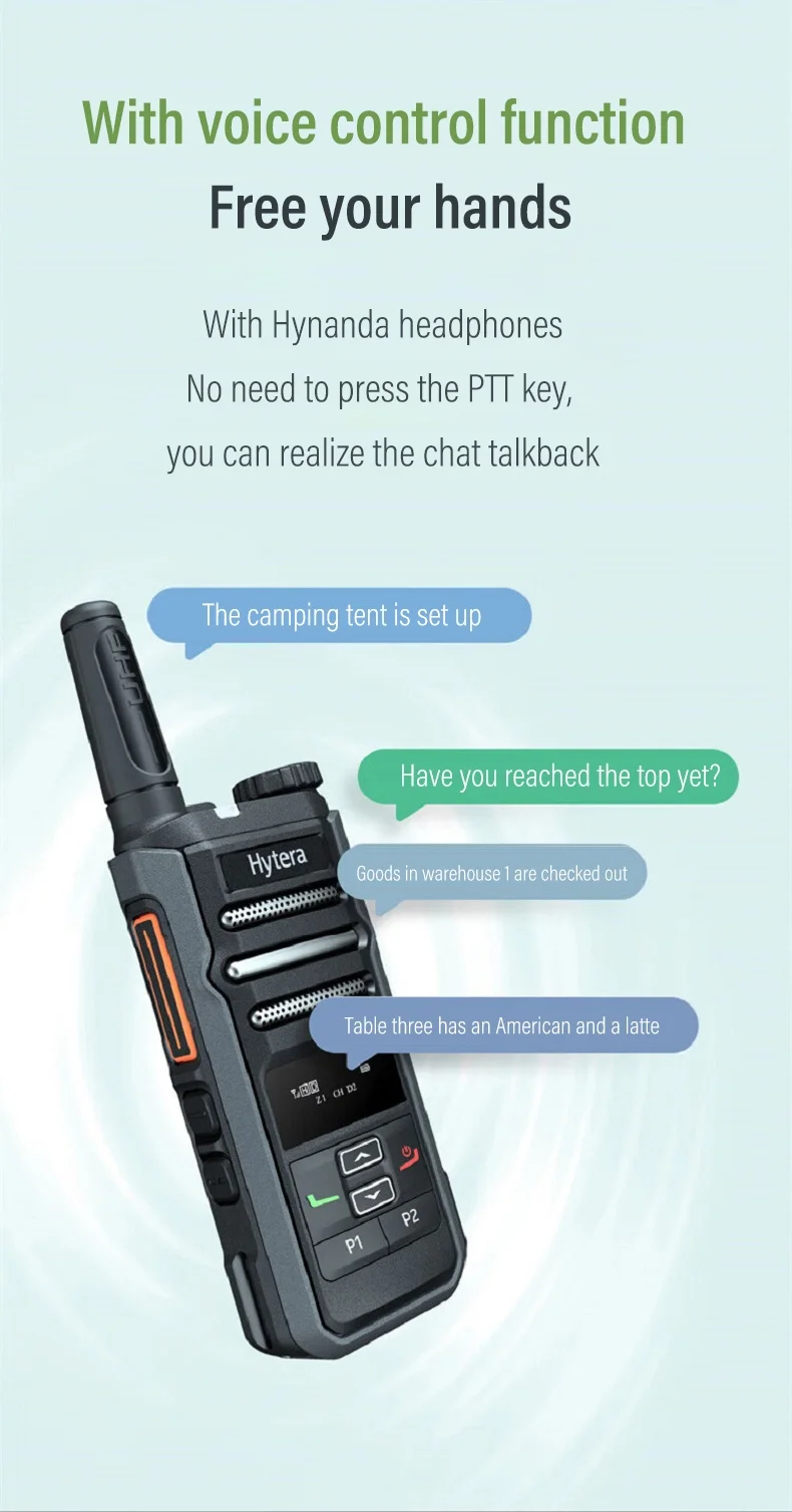 Hytera HYT-G36 WalkieTalkie Bluetooth voice DMR digital analog compatible Type-c fast charging