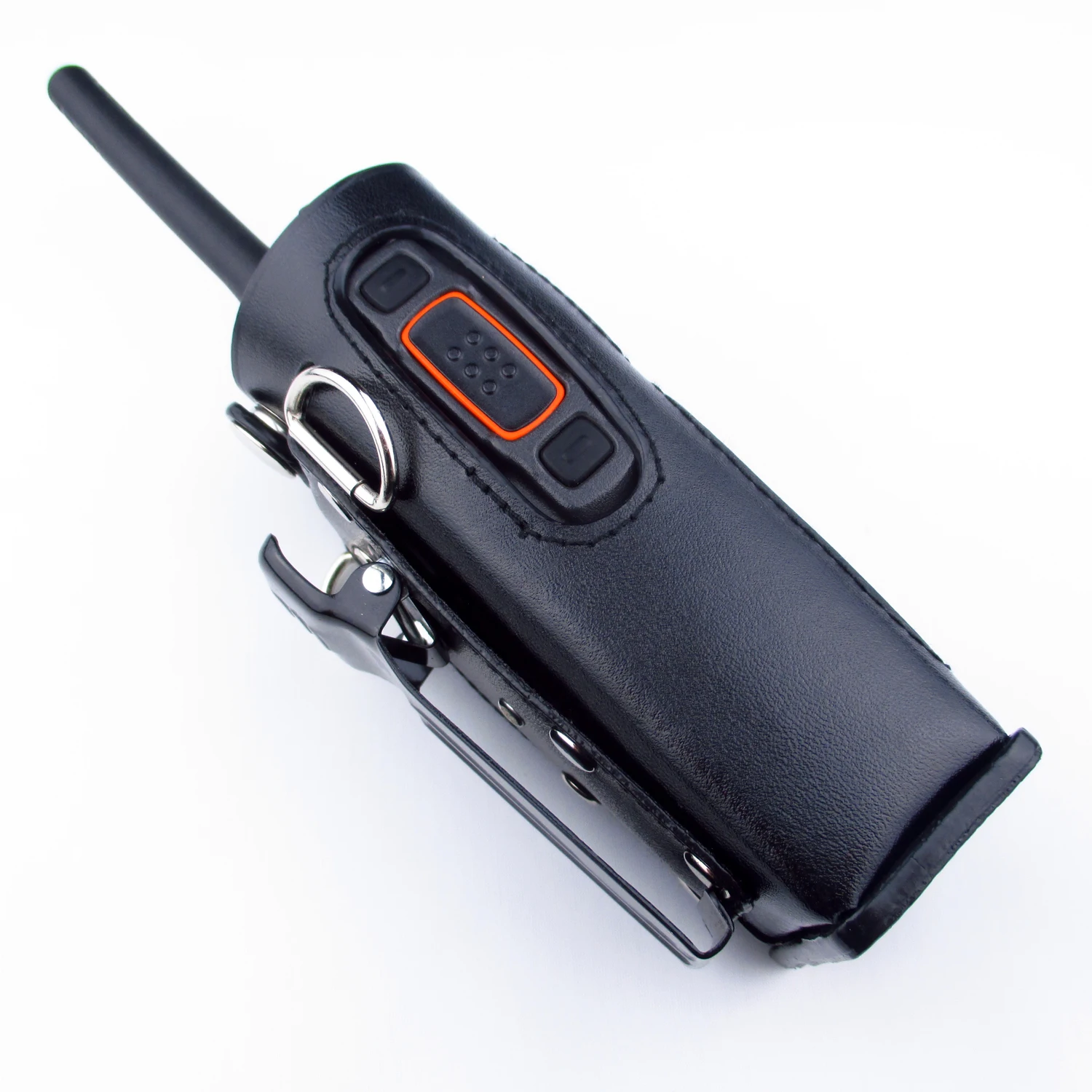 Motorola Hard Leather Carry Case for Walkie Talkie, Hytera PD700, PD790, PD780, PD780G