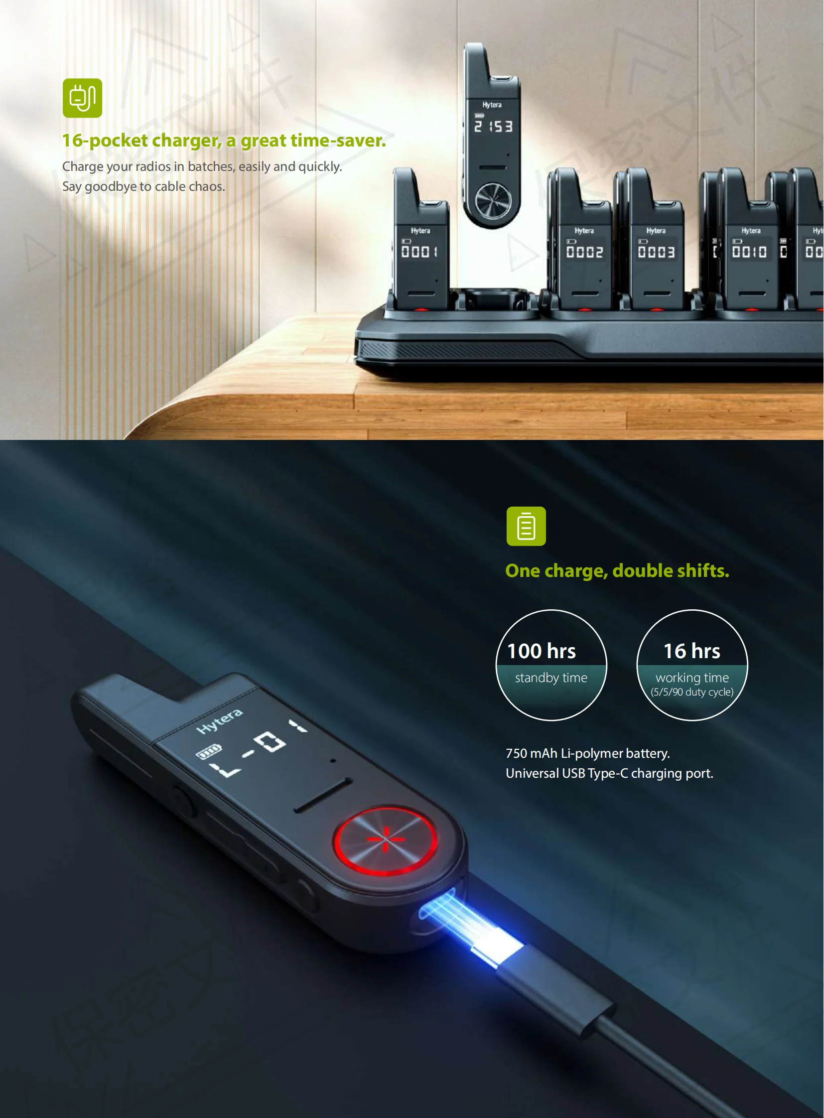 Original Hytera S1 mini Compact Collar Clip type Mini Walkie Talkie Long Range Analog Communica