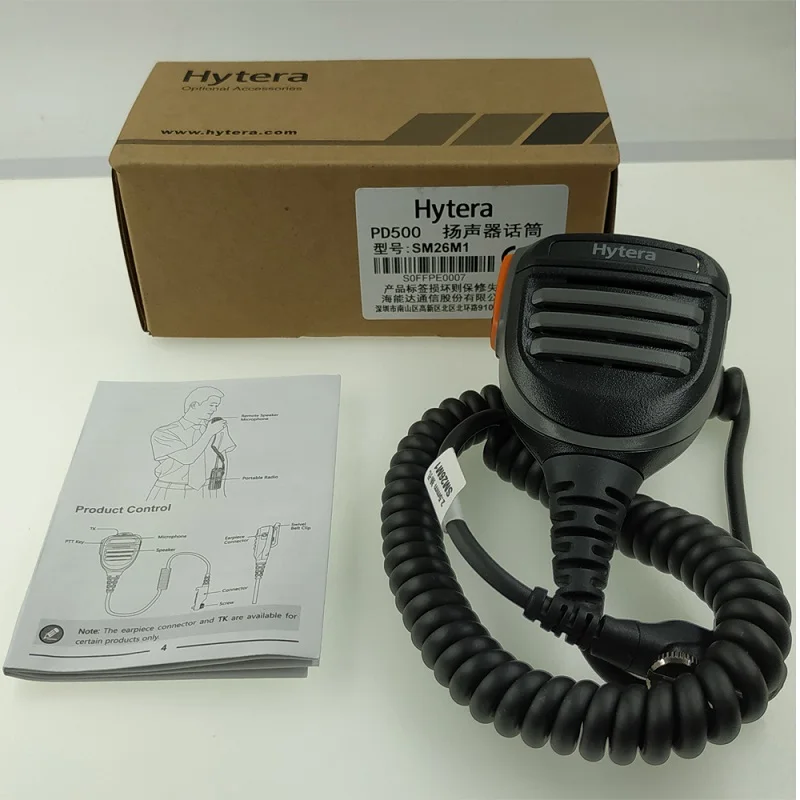 SM26M1 Microphone Speaker for Hytera BD500 TD500 TD560 PD530 TD580 Transceiver Walkie Talkie Or