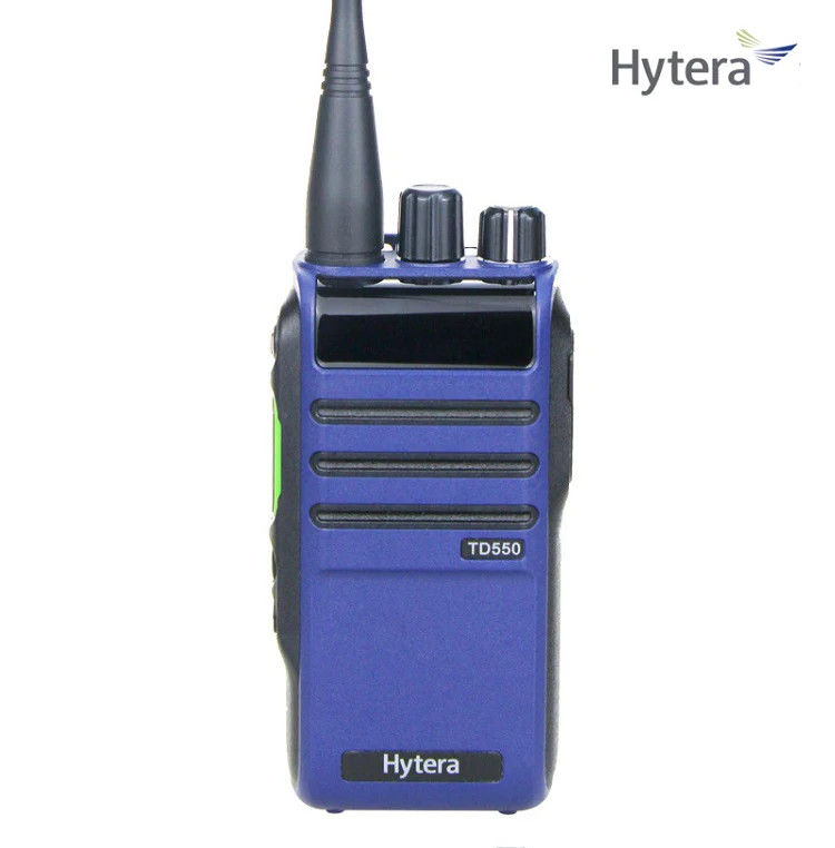 Hytera-TD550 Analog or Digital Wireless Walkie, High Power Recording Function, DMO True 2-Slot,