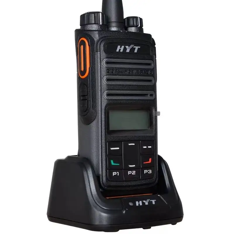 Hytera-Digital Analog Walkie Talkie, Dual Mode, Strong Penetration, Waterproof, Dustproof, Two-