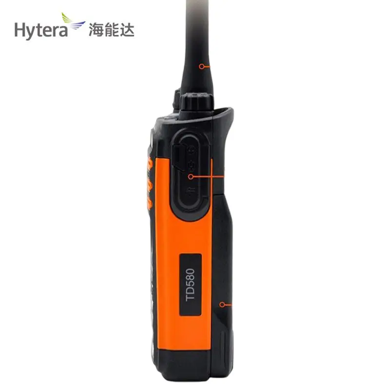 Hytera TD580 DMR Digital Walkie Talkies, 5W, High Manual Frequency Modulation, GPS Positioning