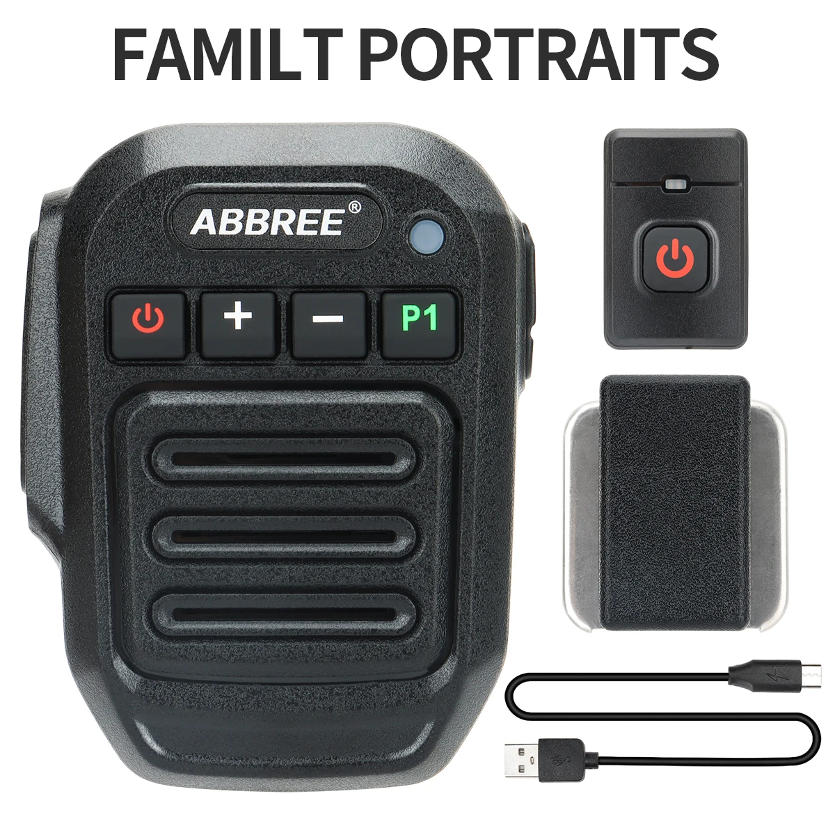 IP67 Waterproof Bluetooth Speaker Mic for Baofeng UV-5R & Quansheng Walkie Talkies – Ultimate A