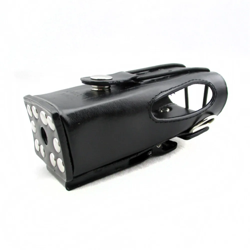 Premium Leather Case for Kenwood TK3207 & TK2207 Walkie Talkies - Handstand Protection & Durabi