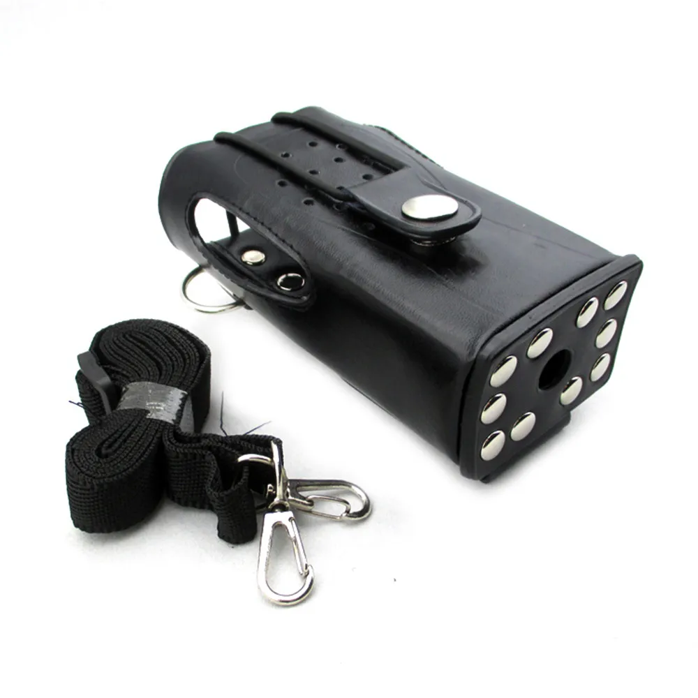 Premium Leather Case for Kenwood TK3207 & TK2207 Walkie Talkies - Handstand Protection & Durabi