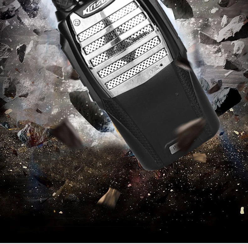 Kirisun-Professional High Power Walkie Talkie, HD Sound Quality, Two Way Radio for Long Standby