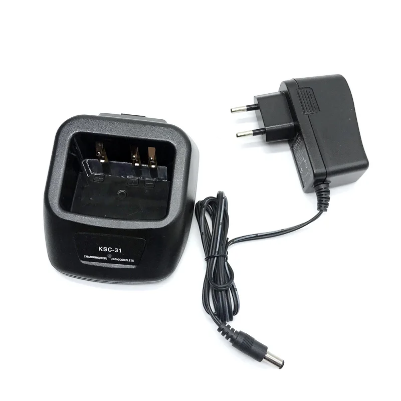 KSC-31 Ni-MH Li-ion Battery Charger for Kenwood TK-3201, 3207, 2207 Walkie Talkies - Fast & Rel