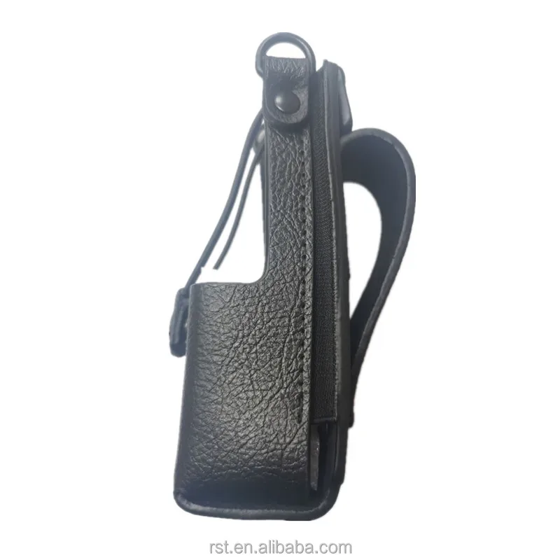 Leather Case for Motorola Walkie Talkie, Hostler with Belt, DGP8550, DP4800, DP4801, XPR7350, X