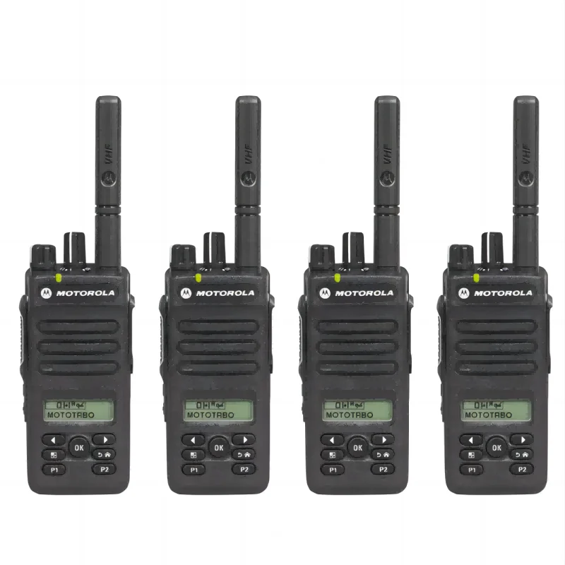 Motorola-Digital Walkie Talkie, DP2600 VHF UHF Radio, Two-way Digital Call, 128Channel, XIR P66