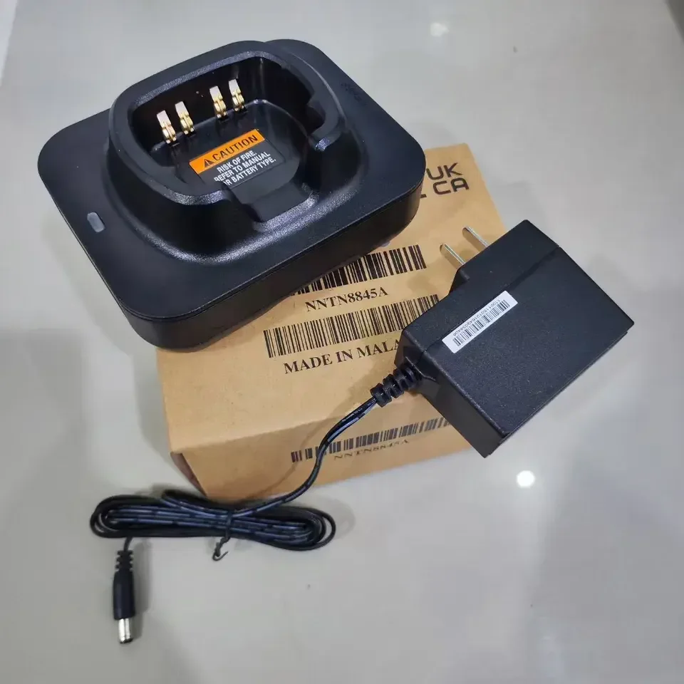 Single Unit Base Motorola Charger, Two Way Radio, NNTN8845A, NNTN8845, NNTN8860 for APX6000, AP