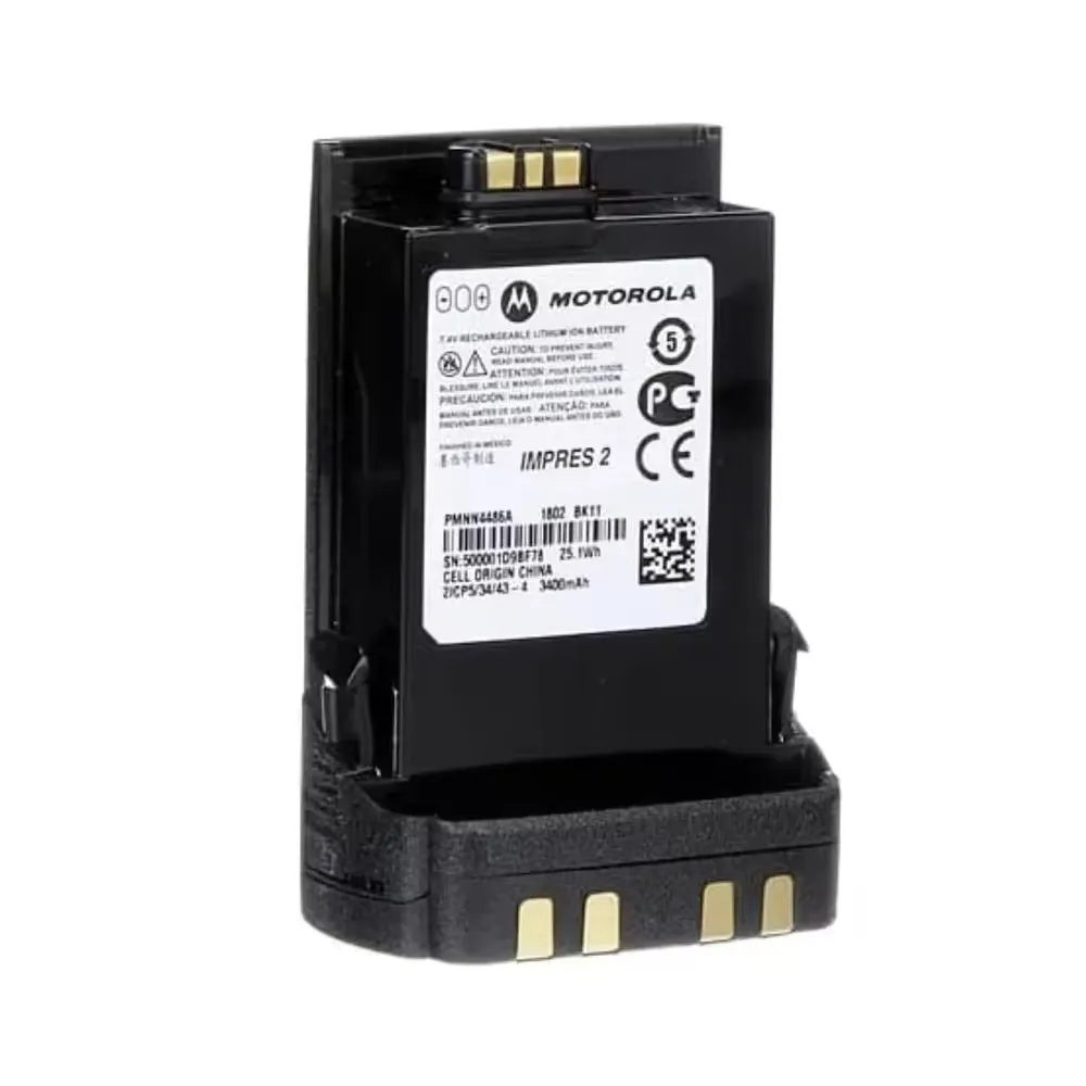 Motorola PMNN4486 7.4V 3400mAh Li-Ion IMPRES PMNN4486A APX IMPRES 2 IP68 APX6000 APX7000 APX800