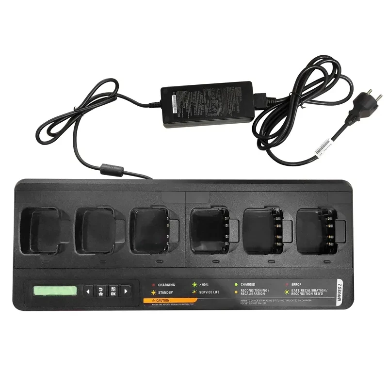 Motorola Two Way Radio Walkie Talkie, PMPN4296 Battery, Multi Channel Port Charger