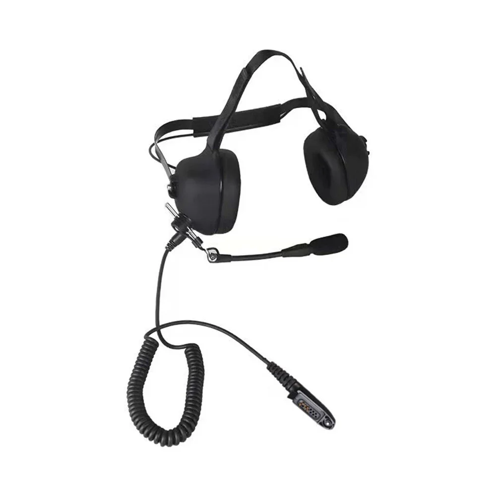 Walkie Talkie Headset for Motorola GP328 GP338 PTX760 GP340 Air the Head Headset with Noise Can