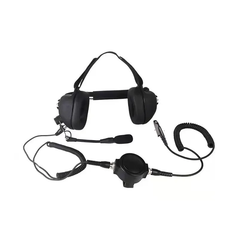 Walkie Talkie Headset for Motorola GP328 GP338 PTX760 GP340 Air the Head Headset with Noise Can