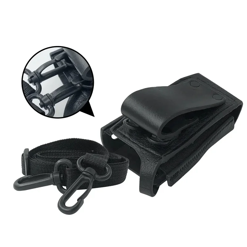 PMLN5863 Leather Case 3 inch Fixed Belt Loop Motorola XPR3500 XPR3500e DEP550 DP2400e DP2600e D