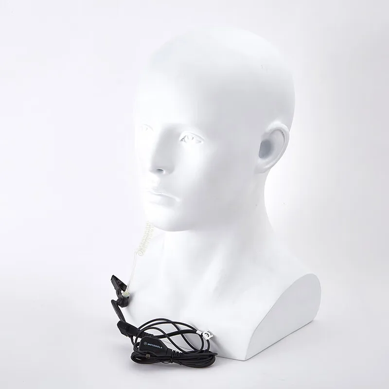 2-Wire Surveillance Kit with Clear Acoustical Tube, MOTOROLA CP040 CP140 DP1400 CP200 EP450PMLN