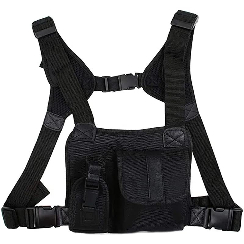 Portable Radio Chest Harness Vest – Universal Walkie Talkies Accessories for Ultimate Convenien