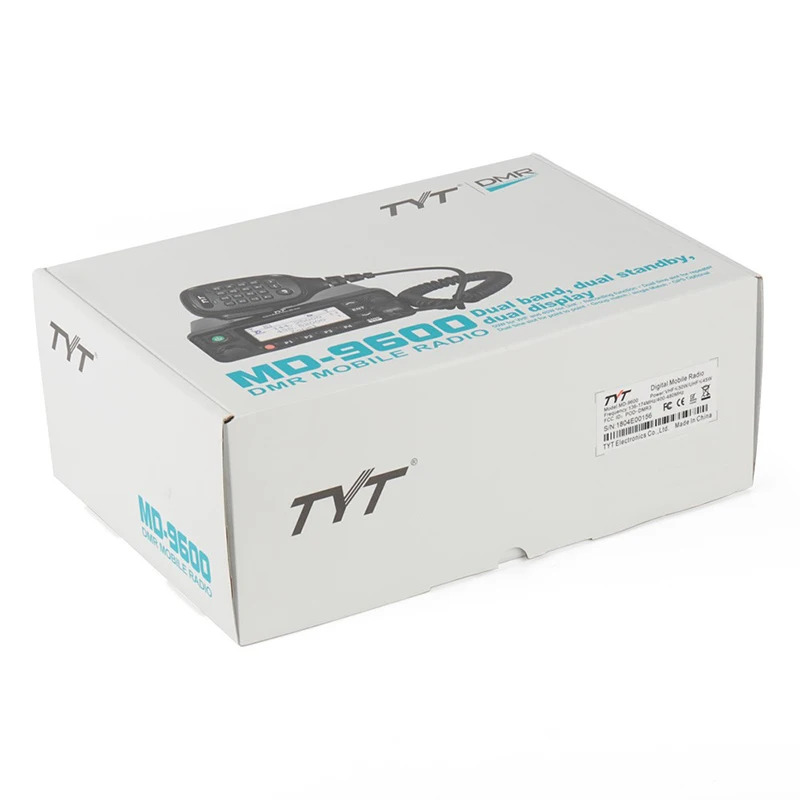 TYT MD-9600 GPS Digital/FM Analog Dual Band DMR Mobile Transceiver 50-Watt VHF/UHF Car Truck Am