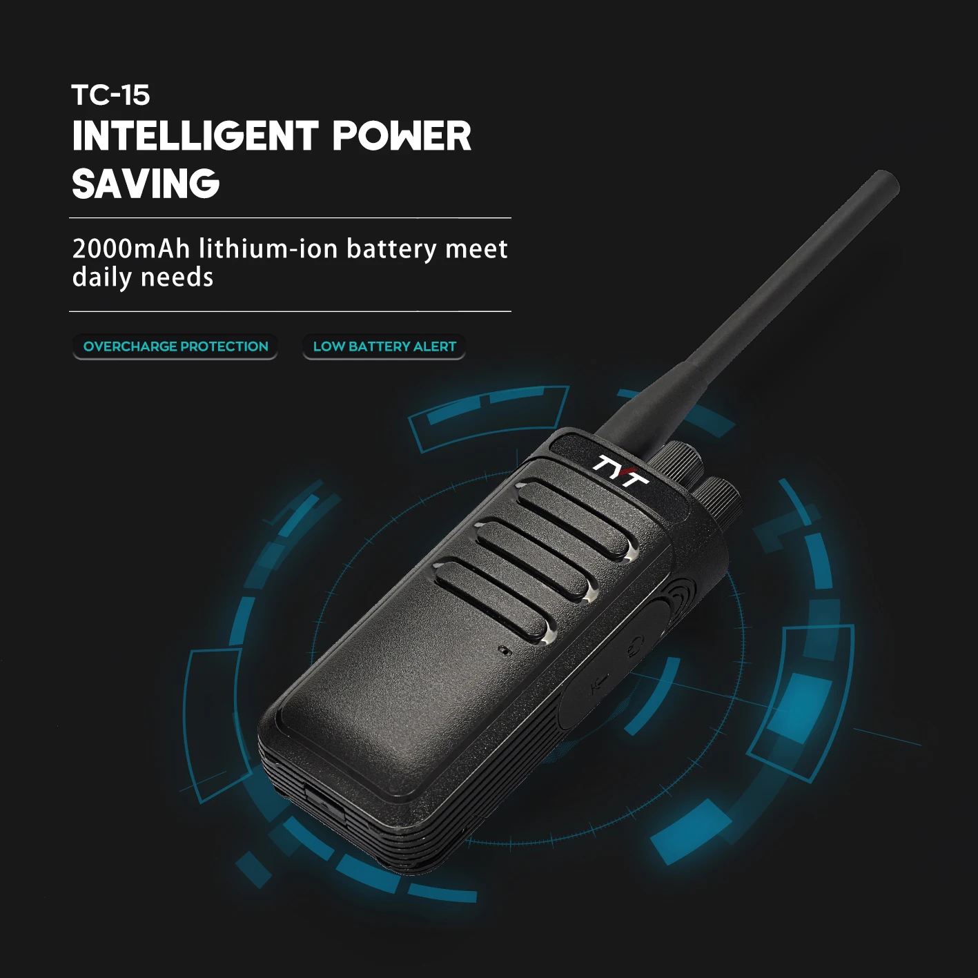 TYT TC-15 10W high power noise cancellation Two Way Radio long range WalkieTalkie portable Radi