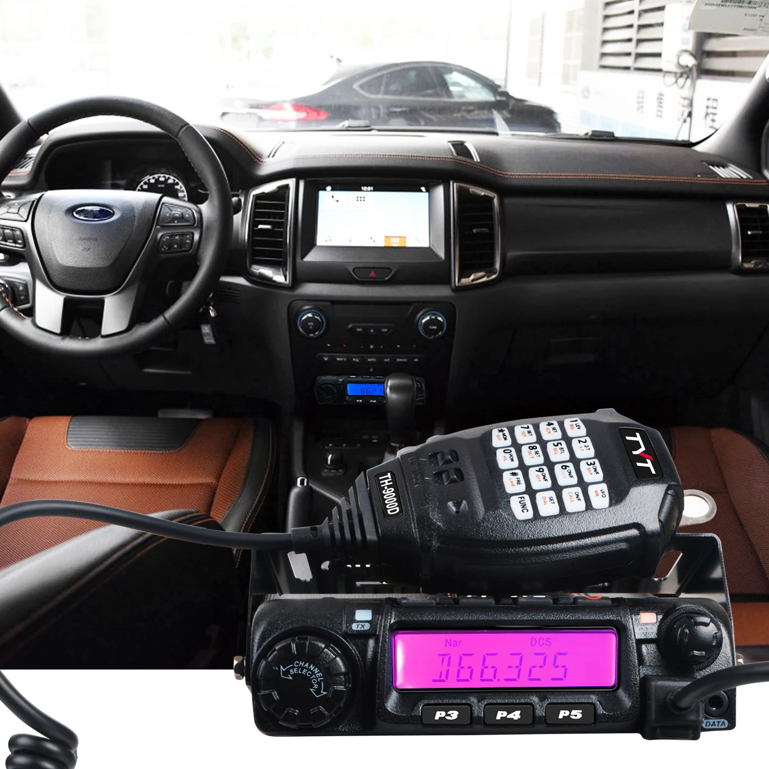 TYT TH-9000D 66-88MHz 200CH 45W High Output Power Scrambler DTMF Mobile Radio Transceiver