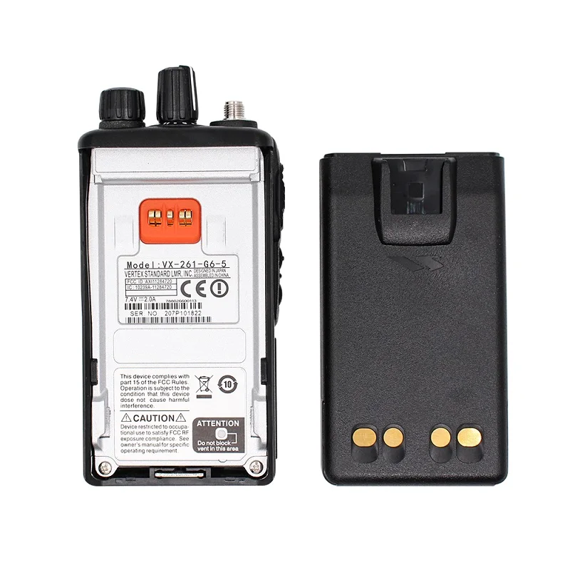 Portable Two Way Radio Replace for Vertex Standard VX-261, UHF/VHF Walkie Talkie, Walkie Talkie
