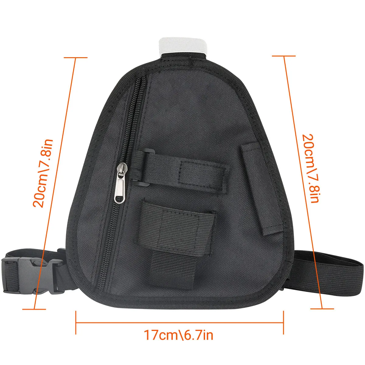 Adjustable Walkie Talkie Chest Harness Holster for Baofeng UV-5R & More | Durable Pouch Pack