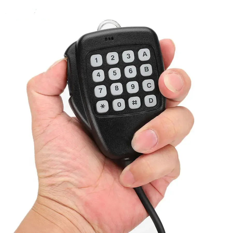 Hm-118tn Mic Ham Radio Transceiver Speaker Microphone for Ic-2100h Ic-2200h Ic-7000 - front view ميكروفون HM-118TN لأجهزة اللاسلكي الهواة IC-2100H و IC-2200H و IC-7000
