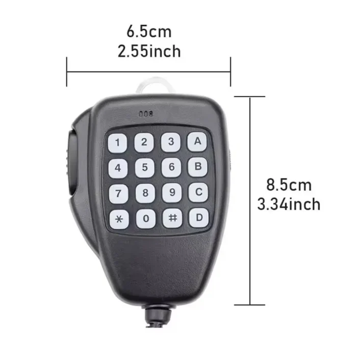 ميكروفون HM-118TN لأجهزة اللاسلكي الهواة IC-2100H و IC-2200H و IC-7000