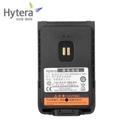Hytera Bl2018 Two Way Radio Walkie Talkie Accessories Support Customization 2000mAh Lithium Ion Battery Bd5i Series in Stock - detail view