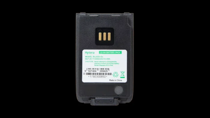 Hytera Bl2020-ex Bl2020ex Rechargeable Explosion-proof Lithium-ion Battery Is Suitable for Pd605 Cqst Pd685cqst Two-way Radio - side view