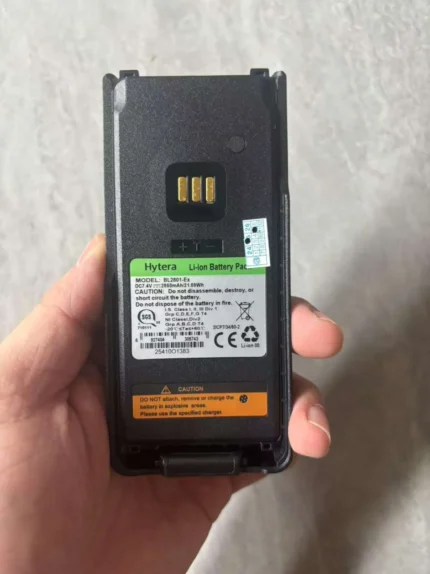 Bateria Hytera BL2801-EX 7.4V 2850mAh Li-ion IP68 à prova de explosão para rádios HP785/HP782/HP786/HP705/HP702/HP706