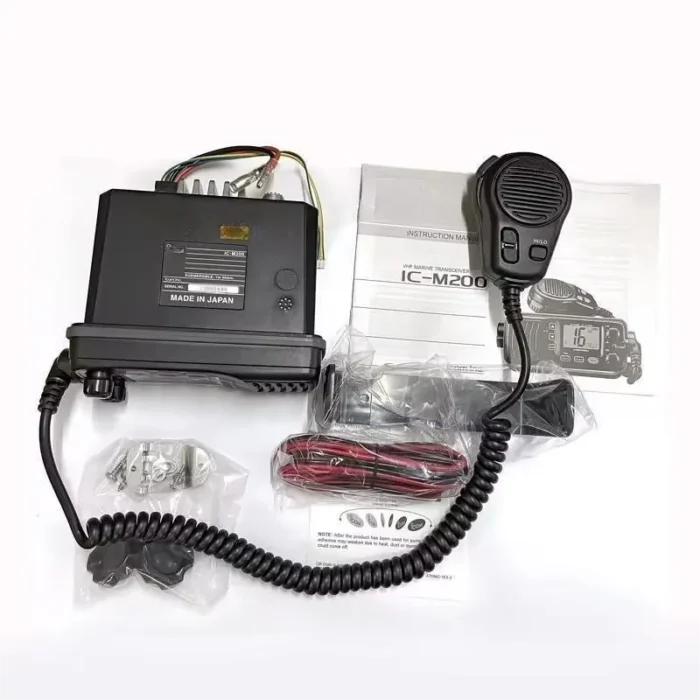 Ic-m200 Two Way Radio - side view