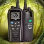 Ic-m25 Two Way Radio - side view